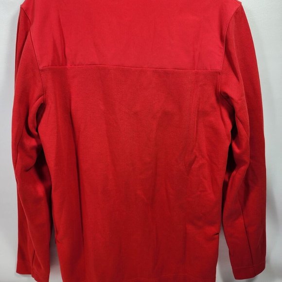 Nike 1/2 Zip Pullover Football Shirt Top Red Men's Size Medium CW3509-657 NWT - Picture 6 of 12